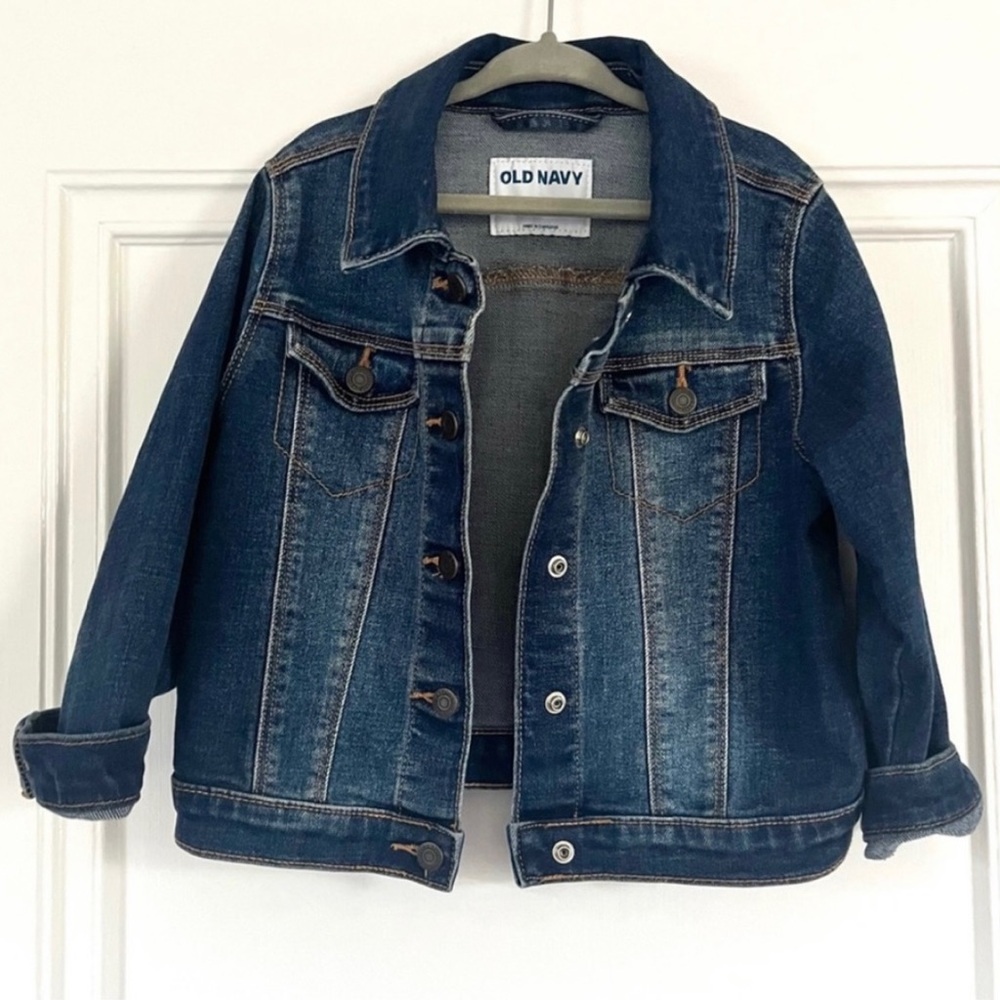 Like New! Classic Jean Denim Fall Jacket from Old Navy (3T)